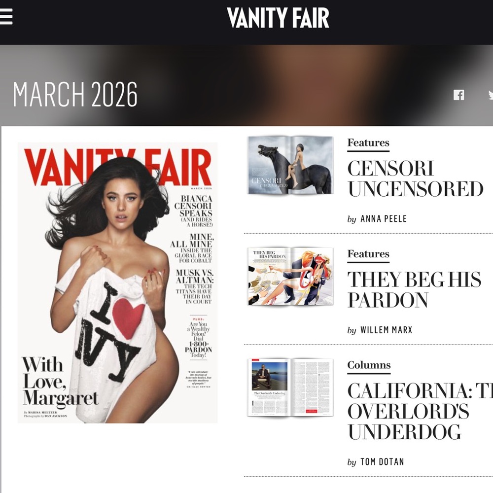 Vanity Fair March 2026 NWT FEATURES Margaret Qualley - Picture 3 of 16
